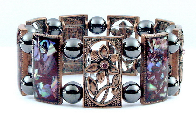 High Power Magnetic Fancy Beaded Bracelet - FBB42
