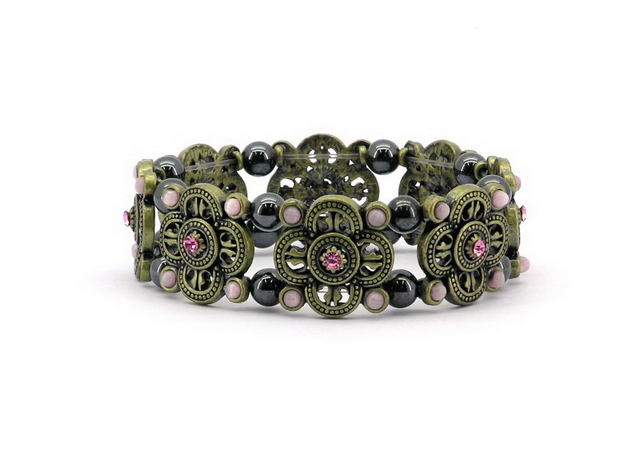 High Power Magnetic Fancy Beaded Bracelet - FBB536A