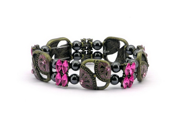 High Power Magnetic Fancy Beaded Bracelet - FBB543