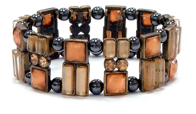High Power Magnetic Fancy Beaded Bracelet - FBB6