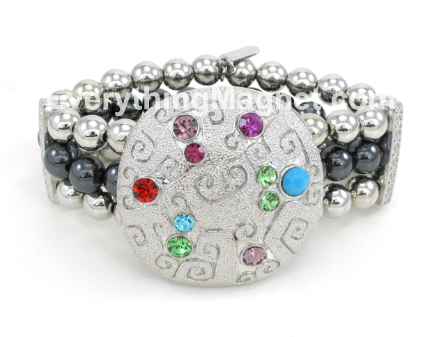 High Power Magnetic Fancy Beaded Bracelet - FBB804