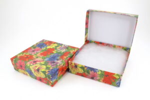 Flowers Gift Box 3 1/2″ by 3 1/2″ – GBS3F