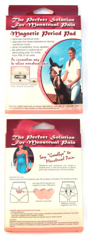 Magnetic Period Pad Natural Cure for Period Pain ( Magnetic Therapy Products )