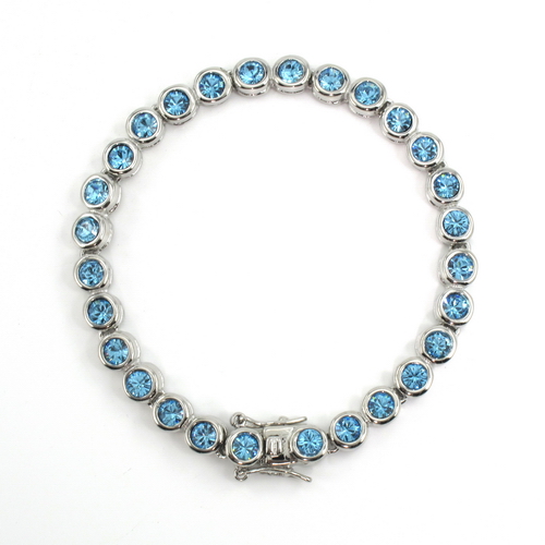 Magnetic Swarovski Crystals Tennis Bracelet - SCB1