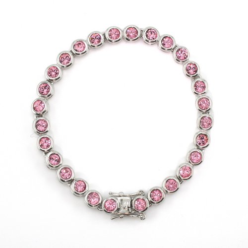 Magnetic Swarovski Crystals Tennis Bracelet - SCB2