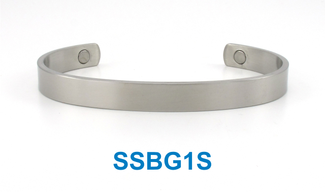 Magnetic Stainless Steel Bangle - SSBG1S