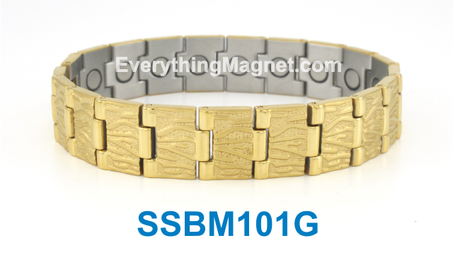 Magnetic Stainless Steel Bracelet - SSBM101G