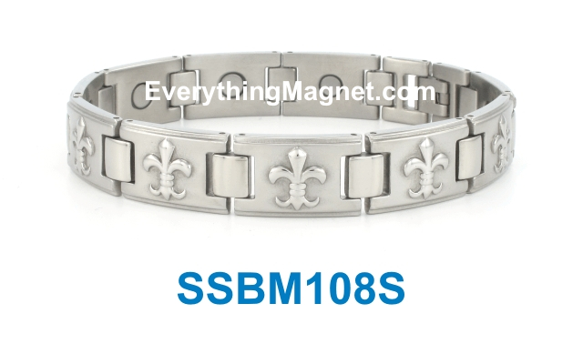 Magnetic Stainless Steel Bracelet - SSBM108S