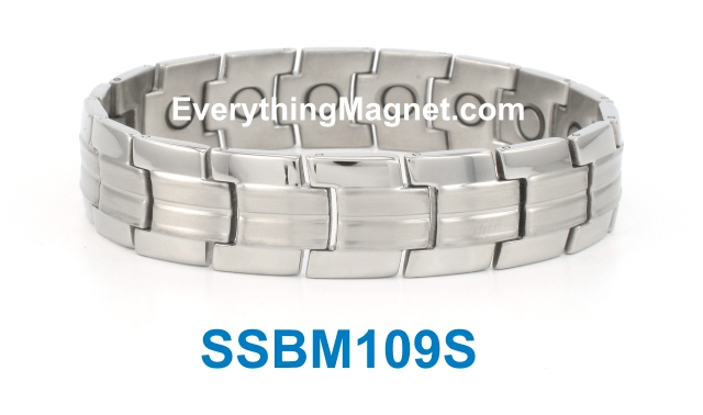 Magnetic Stainless Steel Bracelet - SSBM109S