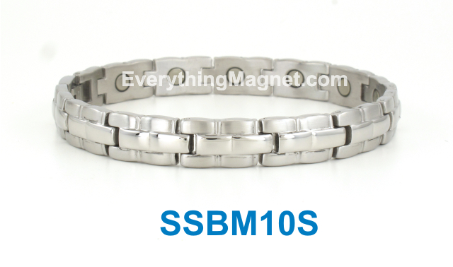 Magnetic Stainless Steel Bracelet - SSBM10S
