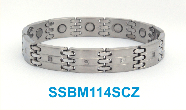 Magnetic Stainless Steel Bracelet - SSBM114SCZ