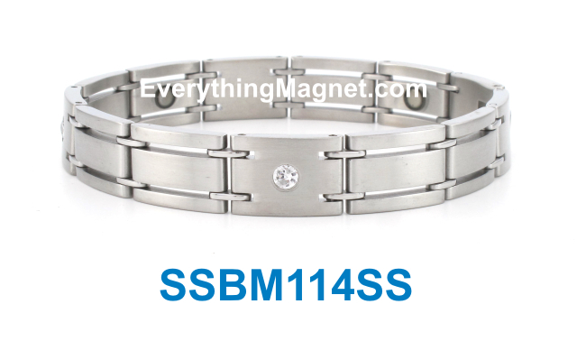 Magnetic Stainless Steel Bracelet - SSBM114SS
