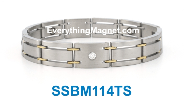 Magnetic Stainless Steel Bracelet - SSBM114TS