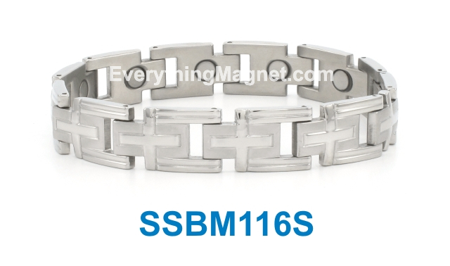 Magnetic Stainless Steel Bracelet - SSBM116S