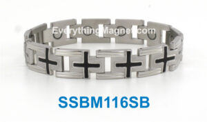 Magnetic Stainless Steel Bracelet – SSBM116SB