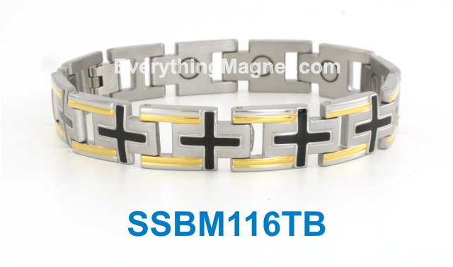 Magnetic Stainless Steel Bracelet – SSBM116TB