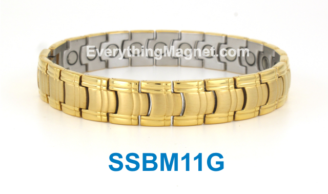Magnetic Stainless Steel Bracelet - SSBM11G