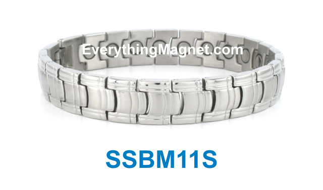 Magnetic Stainless Steel Bracelet - SSBM11S