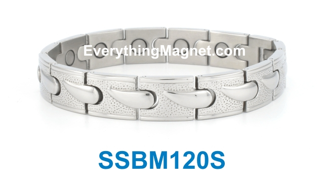 Magnetic Stainless Steel Bracelet - SSBM120S