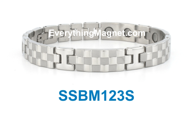 Magnetic Stainless Steel Bracelet - SSBM123S