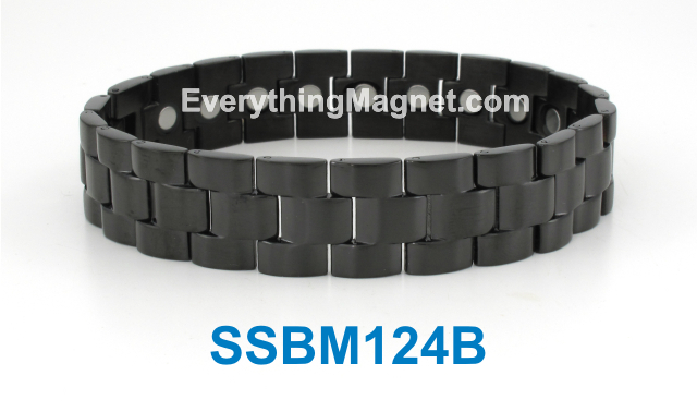 Magnetic Stainless Steel Bracelet + Free Gift Box - SSBM124B