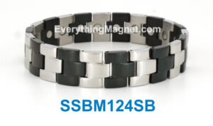 Magnetic Stainless Steel Bracelet + Free Gift Box – SSBM124SB