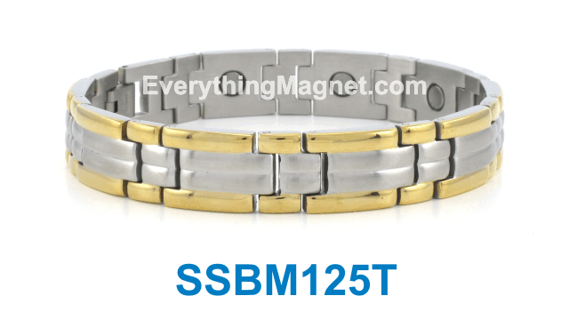 Magnetic Stainless Steel Bracelet - SSBM125T
