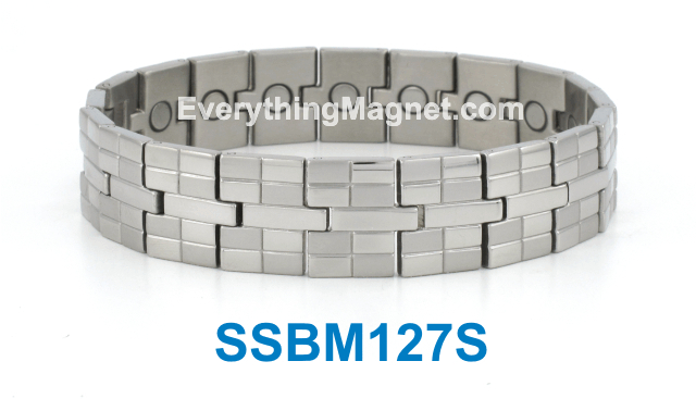 Magnetic Stainless Steel Bracelet - SSBM127S