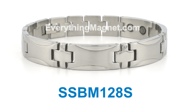 Magnetic Stainless Steel Bracelet - SSBM128S