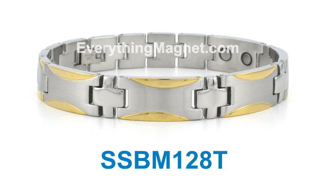 Magnetic Stainless Steel Bracelet - SSBM128T