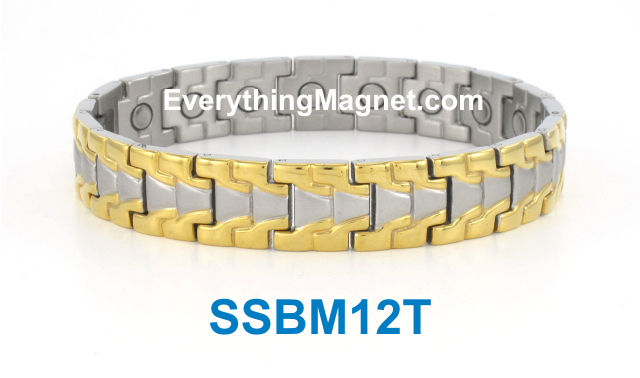 Magnetic Stainless Steel Bracelet - SSBM12T