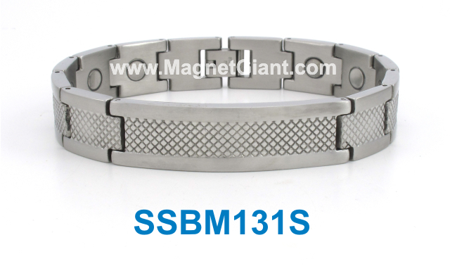 Magnetic Stainless Steel Bracelet - SSBM131S