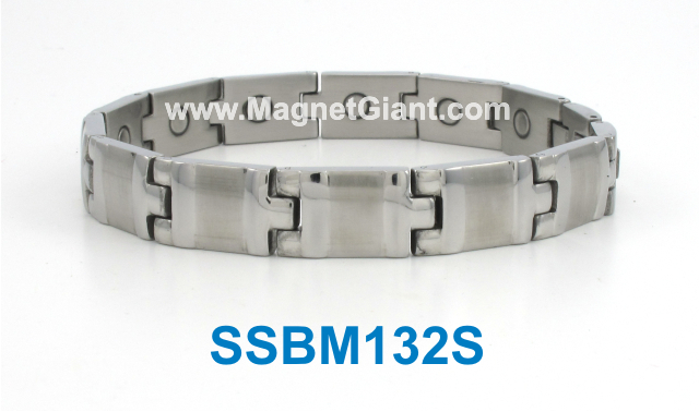 Magnetic Stainless Steel Bracelet - SSBM132S