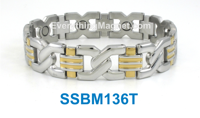 Magnetic Stainless Steel Bracelet - SSBM136T
