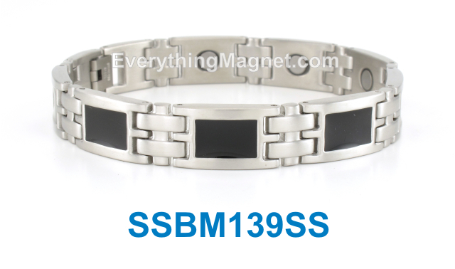 Magnetic Stainless Steel Bracelet - SSBM139SS