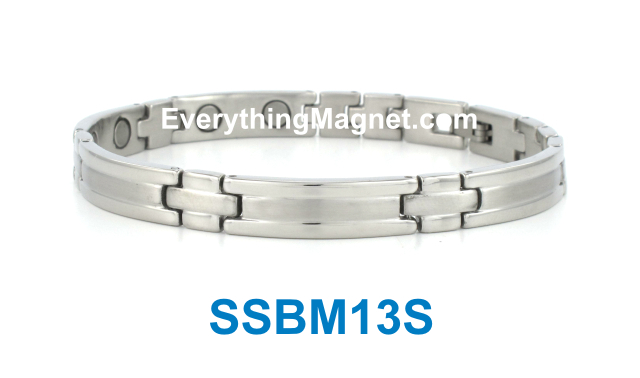 Magnetic Stainless Steel Bracelet - SSBM13S