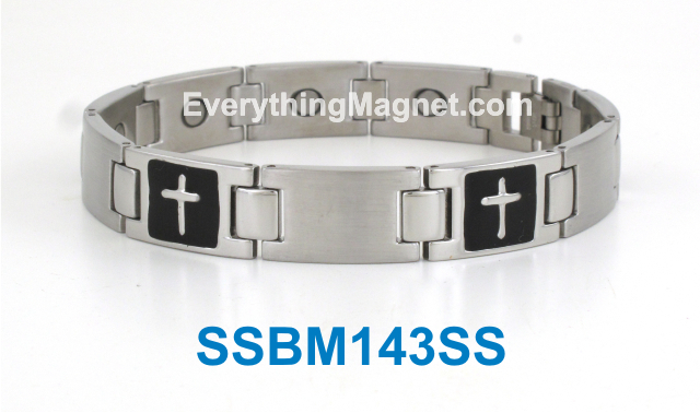 Magnetic Stainless Steel Bracelet – SSBM143SS