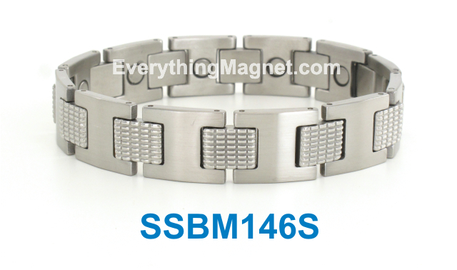 Magnetic Stainless Steel Bracelet - SSBM146S.jpg