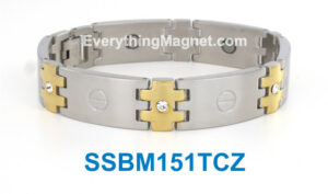 Magnetic Stainless Steel Bracelet – SSBM151TCZ