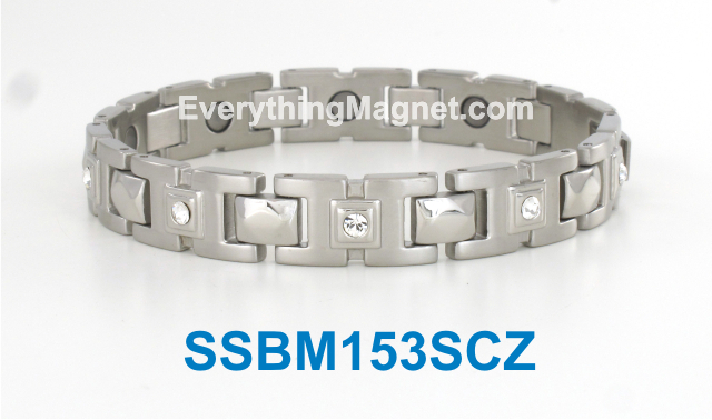 Magnetic Stainless Steel Bracelet - SSBM153SCZ