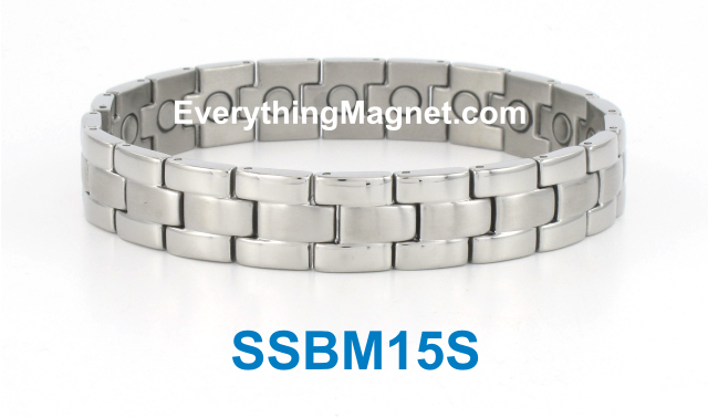Magnetic Stainless Steel Bracelet - SSBM15S