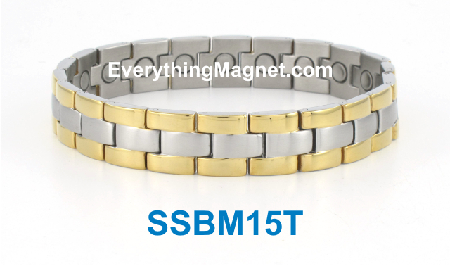 Magnetic Stainless Steel Bracelet - SSBM15T