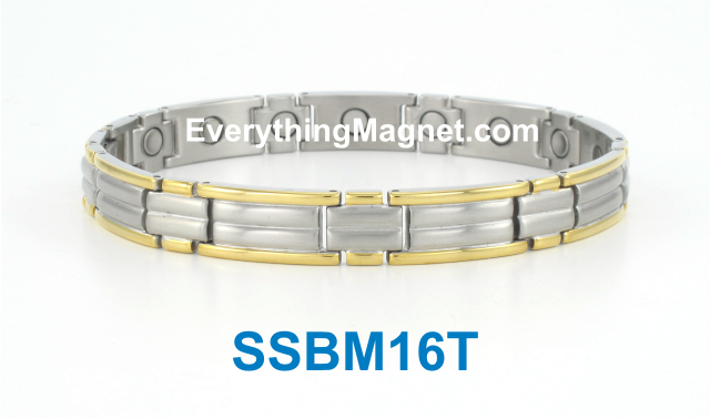 Magnetic Stainless Steel Bracelet - SSBM16T