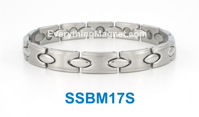 Magnetic Stainless Steel Bracelet - SSBM17S