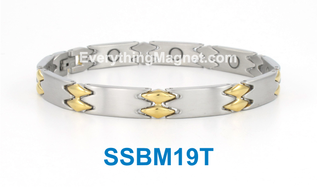 Magnetic Stainless Steel Bracelet - SSBM19T