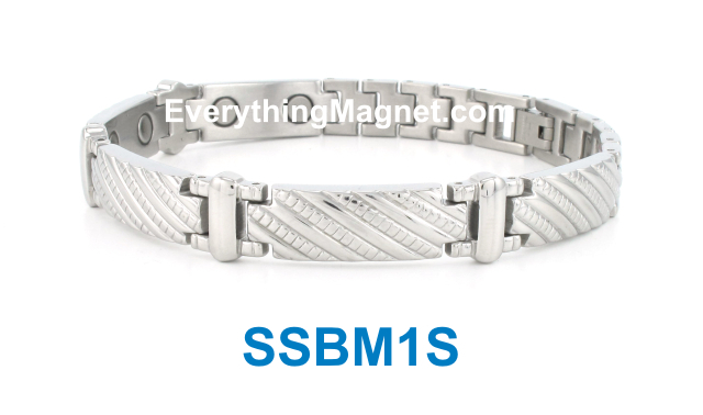 Magnetic Stainless Steel Bracelet - SSBM1S