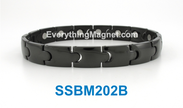 Magnetic Stainless Steel Bracelet + Free Gift Box - SSBM202B
