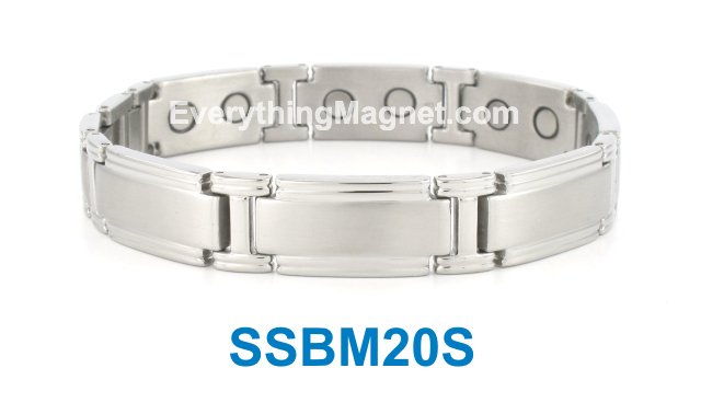Magnetic Stainless Steel Bracelet - SSBM20S