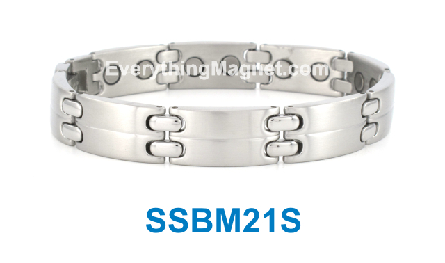 Magnetic Stainless Steel Bracelet - SSBM21S