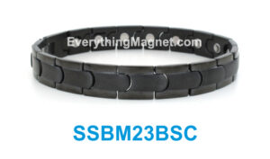 Magnetic Stainless Steel Bracelet Free Gift Box – SSBM23BSC